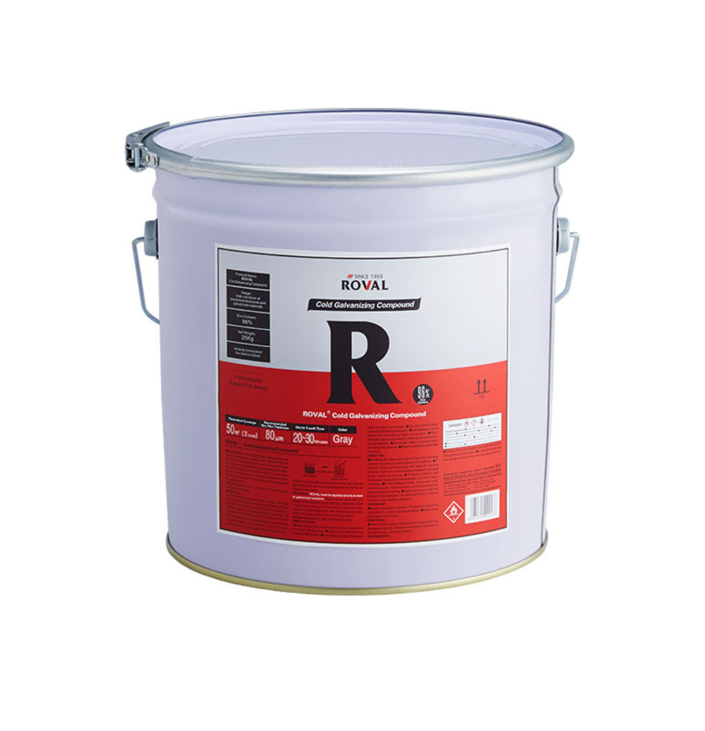 Sơn mạ kẽm lạnh ROVAL Cold Galvanizing Compound 25kg